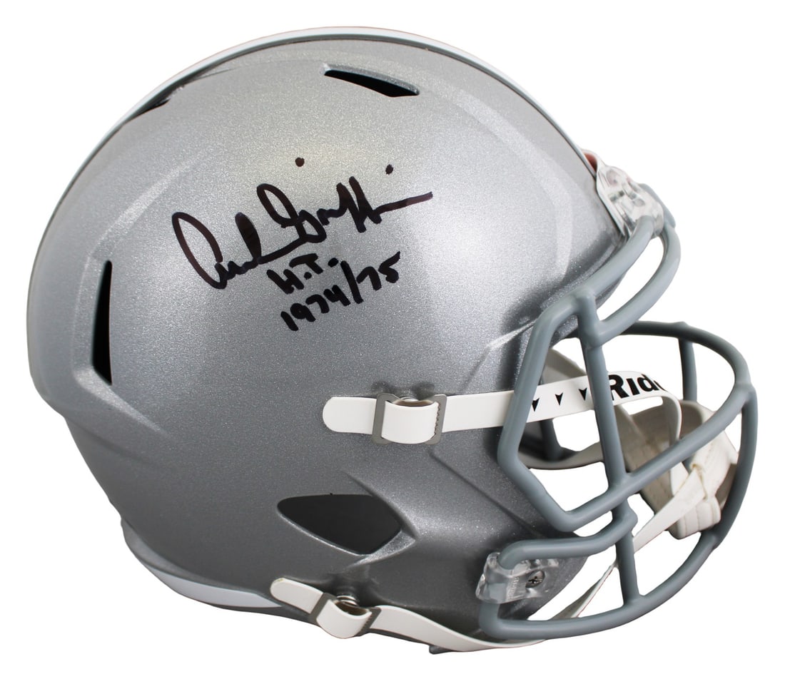 Beckett Witnessed Archie Griffin Ohio State Speed Replica Helmet Signed (1 of 3)