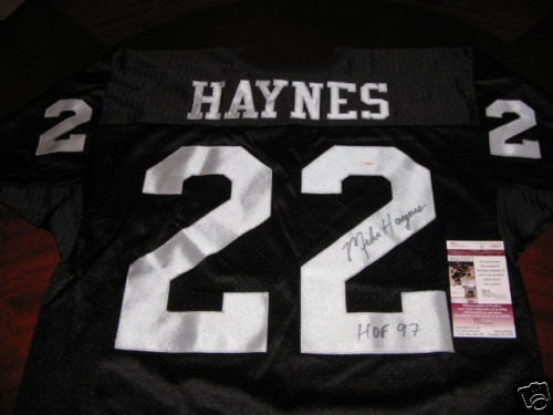 Mike Haynes Oakland Raiders Signed Russell Jersey with JSA COA (1 of 2)