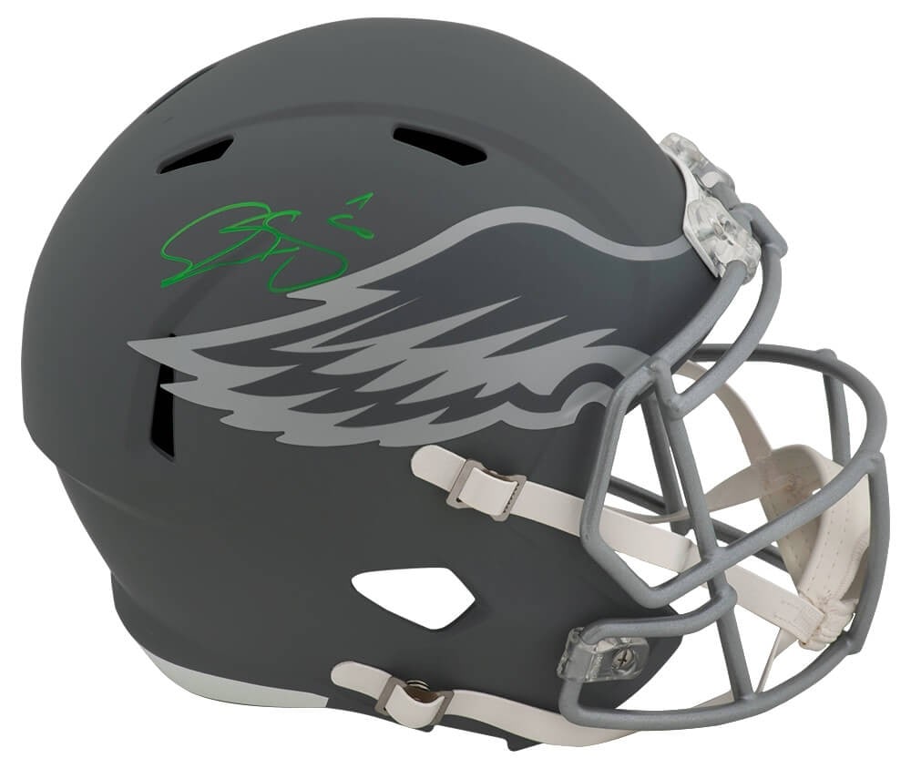 Donovan McNabb Signed Philadelphia Eagles Riddell Helmet COA (1 of 1)