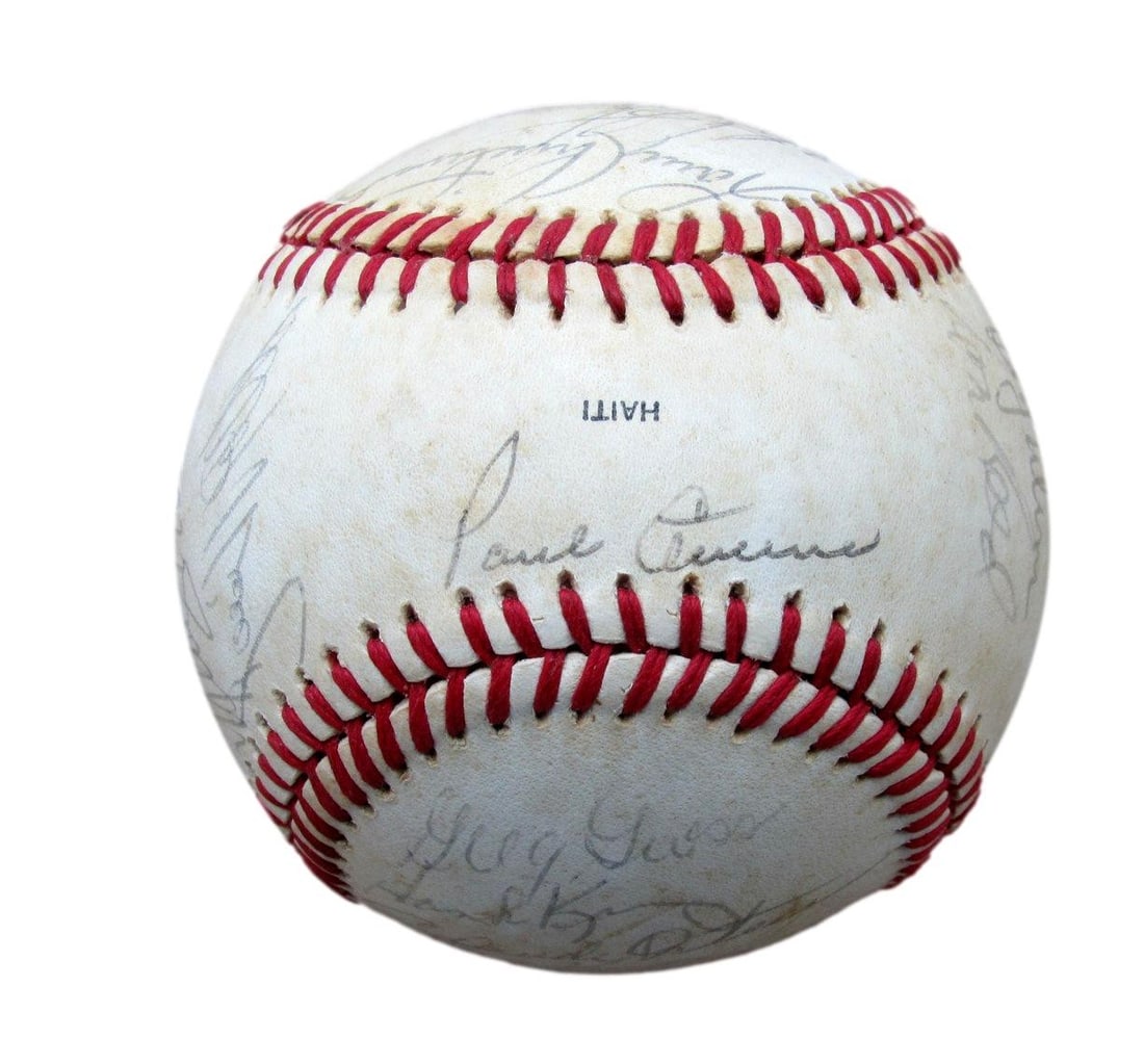 1983 World Series baseball signed by 1983 Phillies NL champions 24 autos (1 of 5)
