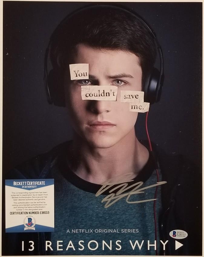 11x14 Dylan Minnette Autographed Photograph from 13 Reasons Why with Beckett COA (1 of 1)