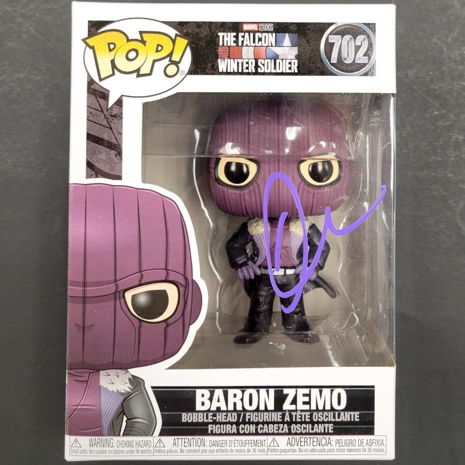 Daniel Bruhl Signed Baron Zemo Funko Pop Beckett Authenticated Marvel (1 of 8)