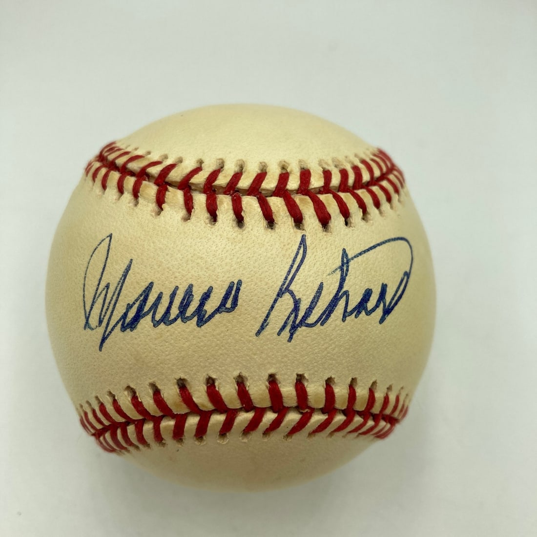 JSA Certified Maurice Richard Autographed Baseball Montreal Canadiens HOF: JSA Certified Maurice Richard Autographed Baseball Montreal Canadiens HOF Original Maurice Richard single-signed baseball. This pre-owned piece is authenticated by James Spence Authentication and incl