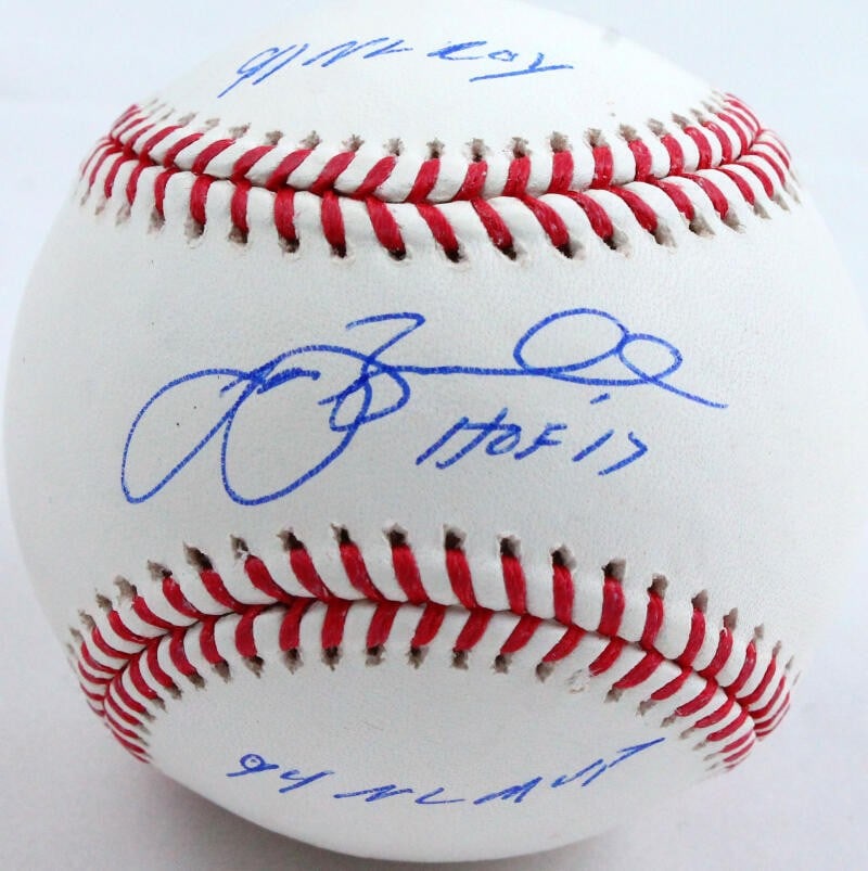 Rawlings OML Baseball Signed by Jeff Bagwell with 3 Inscriptions TriStar (1 of 5)
