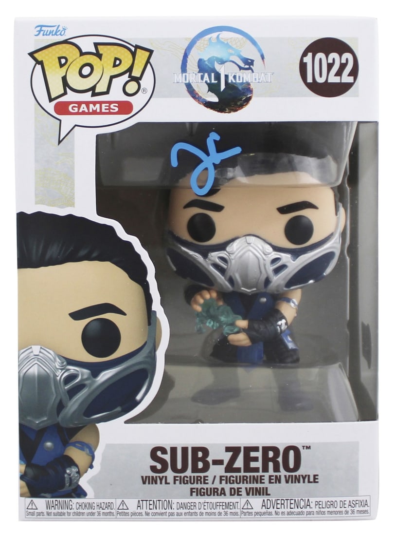 Beckett Certified Joe Taslim Signed Funko Pop 1022 Mortal Kombat Figure (1 of 7)