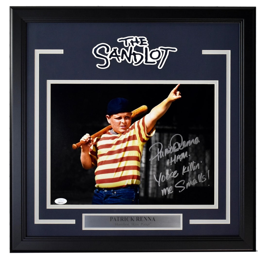 Framed 11x14 Patrick Renna signed The Sandlot photo JSA authenticated (1 of 5)