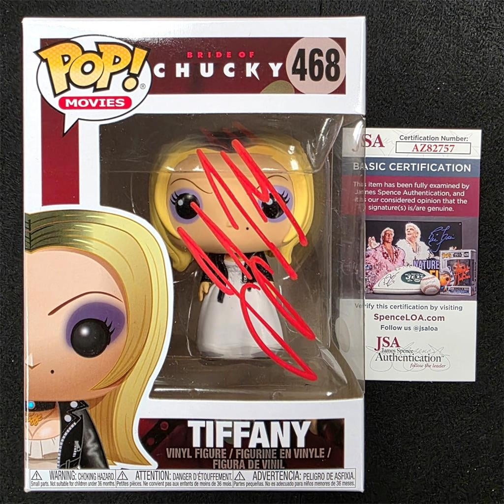 Bride of Chucky Tiffany Funko Pop 468 autographed by Jennifer Tilly JSA authenticated (1 of 6)