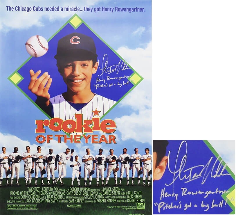 Thomas Ian Nicholas Signed Rookie of the Year 27x40 Poster with COA (1 of 1)