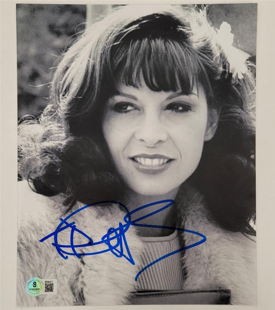 Talia Shire autographed Rocky 8x10 photo authenticated by Beckett: Talia Shire autographed Rocky 8x10 photo authenticated by Beckett This is an original 8x10 photograph signed by Talia Shire, known for her roles in Rocky and The Godfather. The autograph has been auth