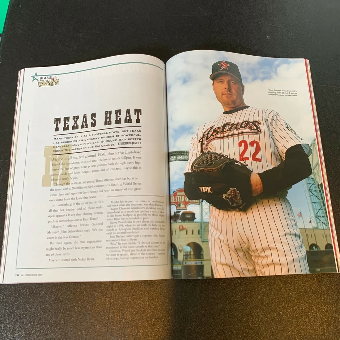 Derek Jeter 2004 MLB All Star Game Program Steiner COA - 6