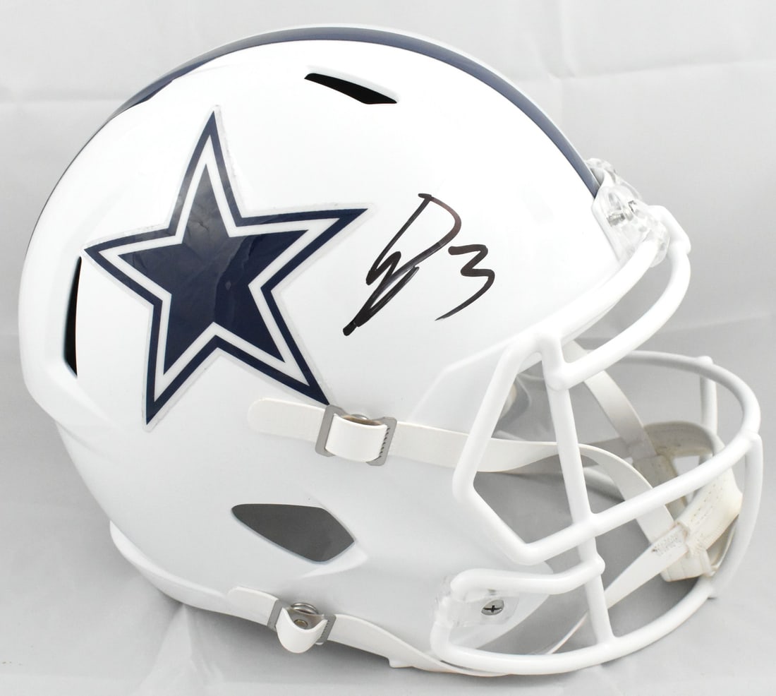 George Pickens Signed Dallas Cowboys 2022 Speed Helmet JSA (1 of 5)