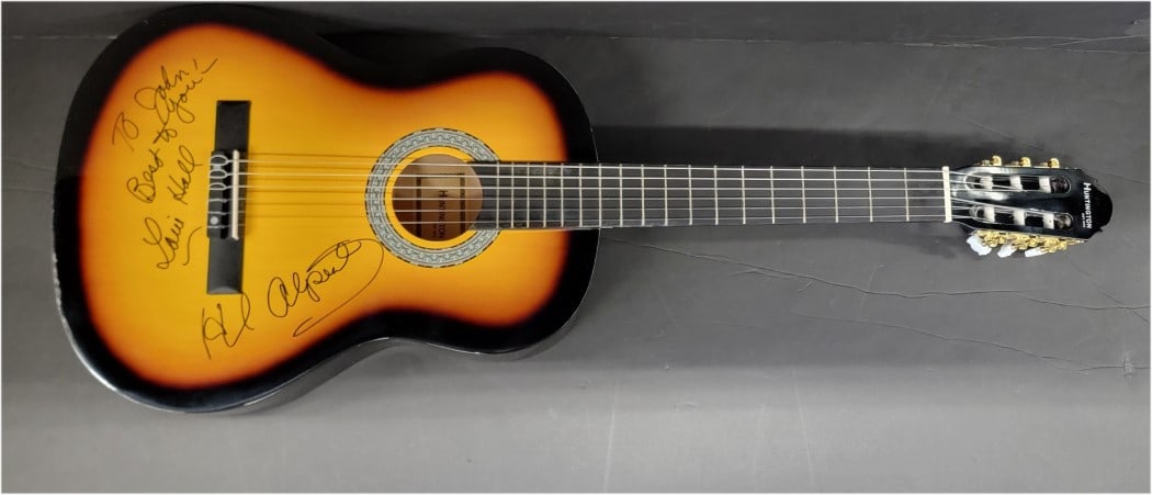 Beckett Authenticated Herb Alpert Lani Hall Signed Acoustic Guitar (1 of 4)