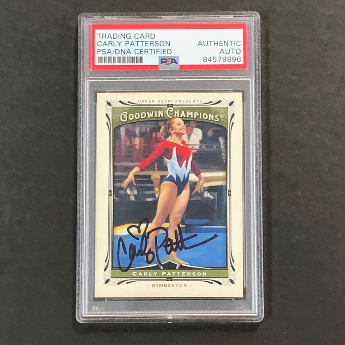 Carly Patterson autographed 2013 Goodwin Champions 87 card PSA DNA encapsulated (1 of 2)