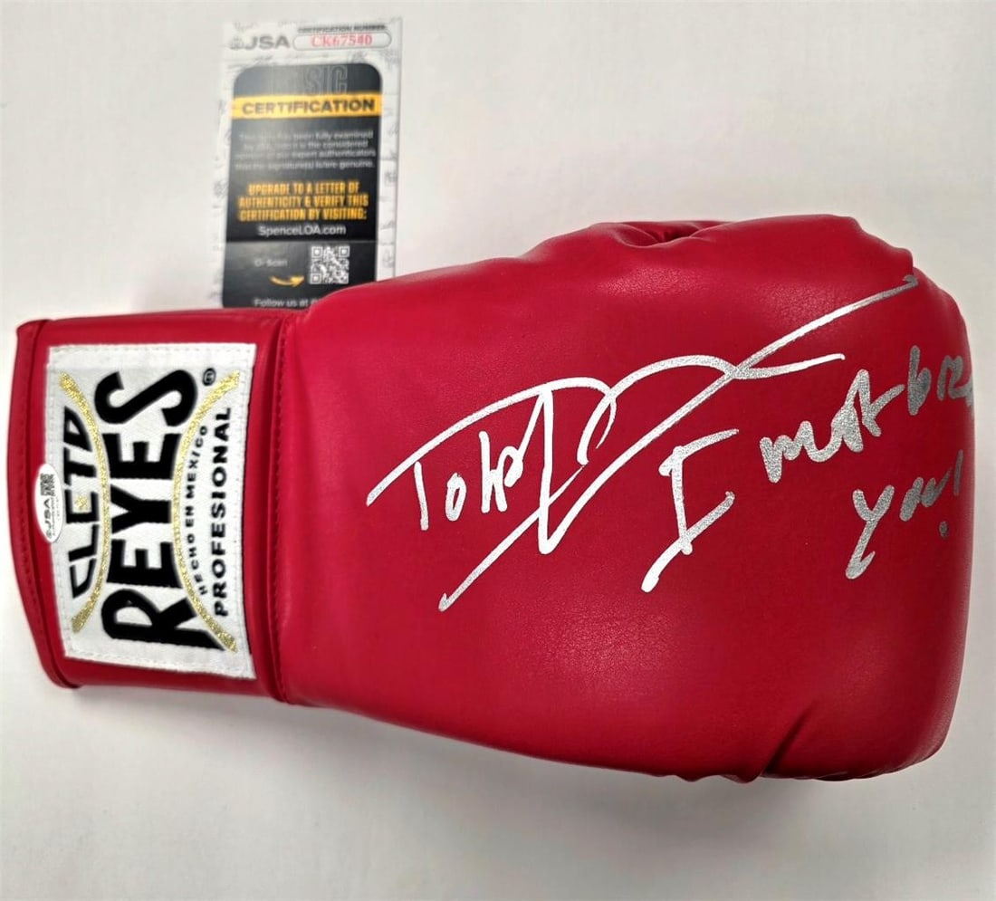 Rocky IV Ivan Drago Boxing Glove Signed by Dolph Lundgren JSA Authenticated (1 of 3)