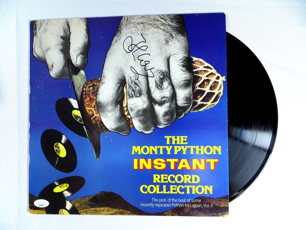 John Cleese Autographed Monty Python Album Cover JSA Authenticated (1 of 4)