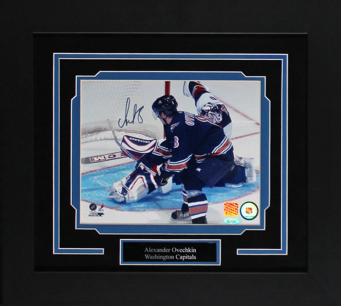 Framed 8x10 signed photo Alexander Ovechkin Washington Capitals Tri Star COA (1 of 2)