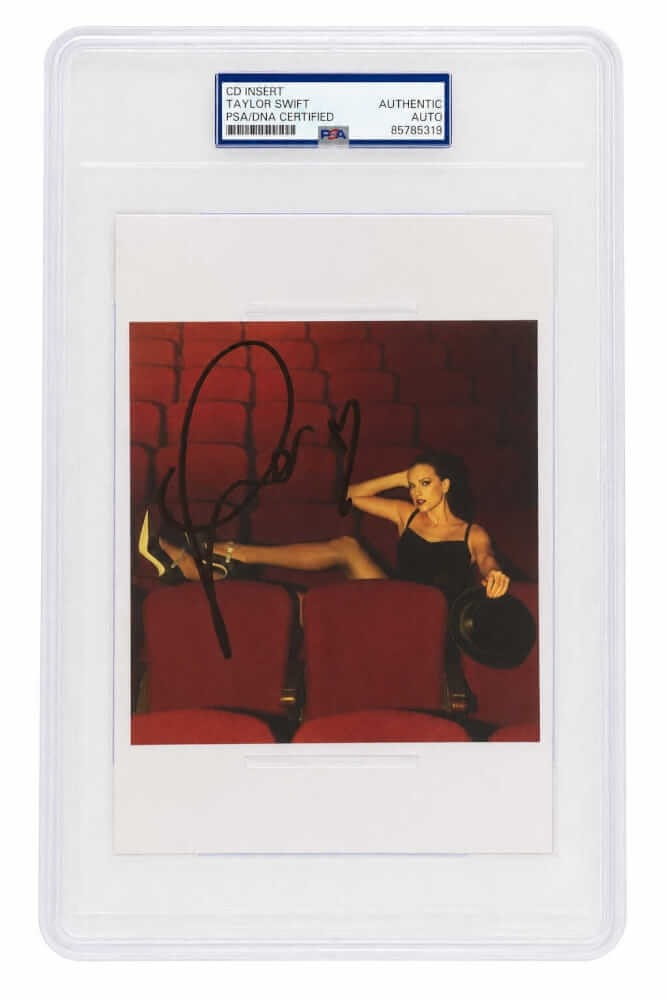 PSA DNA Authenticated Taylor Swift Life Of A Showgirl Signed CD Insert (1 of 2)