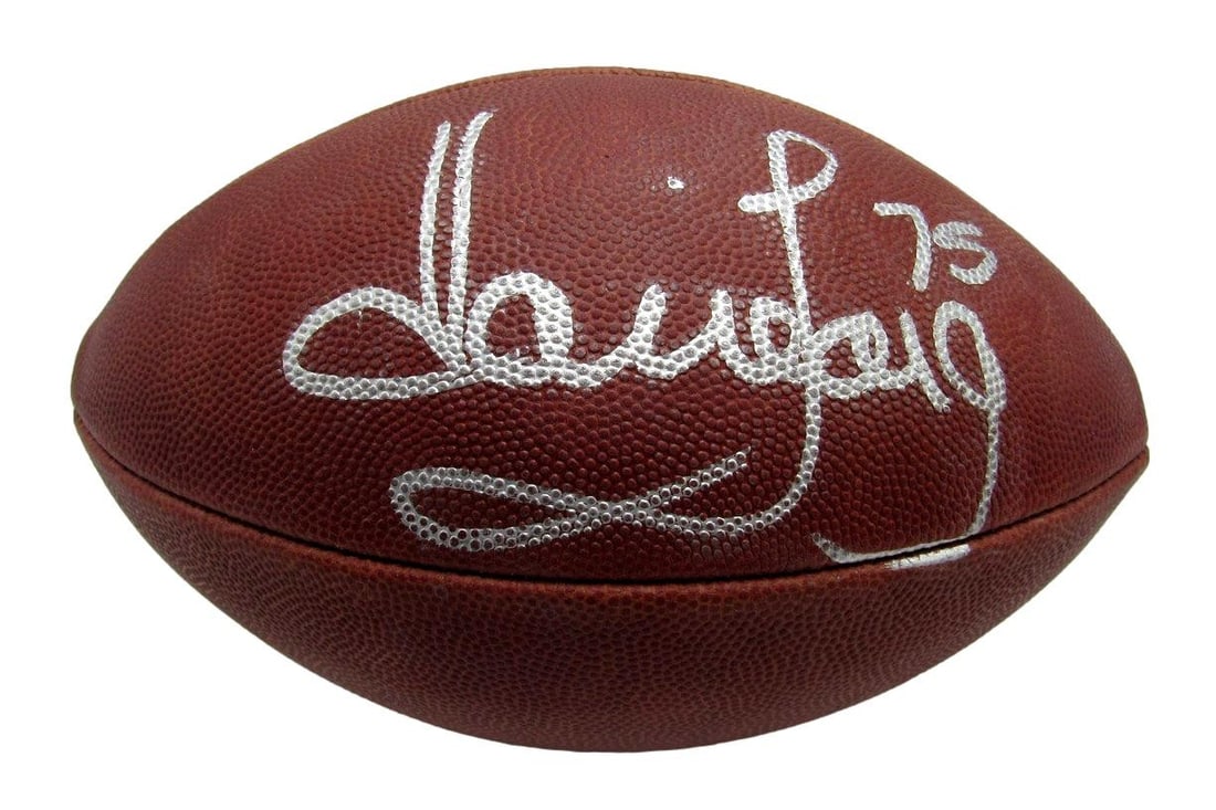 JSA Authenticated Howie Long Autographed Wilson NFL Football Raiders HOF (1 of 5)