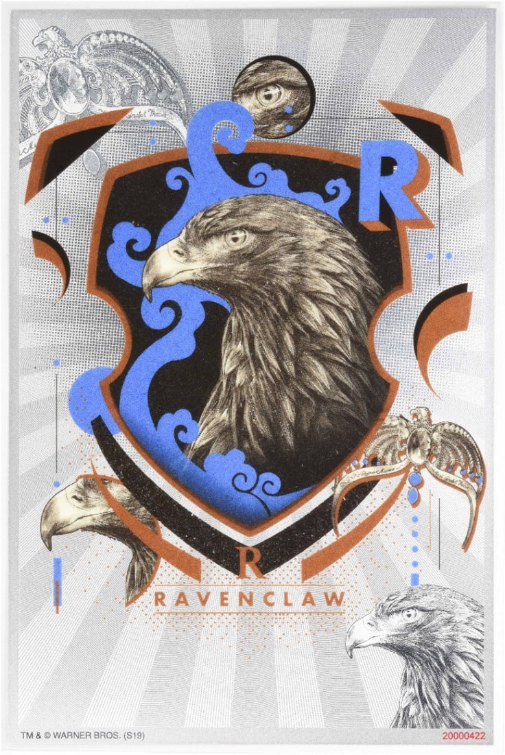 2020 Niue Harry Potter Ravenclaw $1 Silver Coin Note .999 BU OGP: 2020 Niue Harry Potter Ravenclaw $1 Silver Coin Note .999 BU OGP 2020 Niue $1 Harry Potter-Ravenclaw .999 silver coin note in Choice BU condition with original government packaging. This pre-owned pie