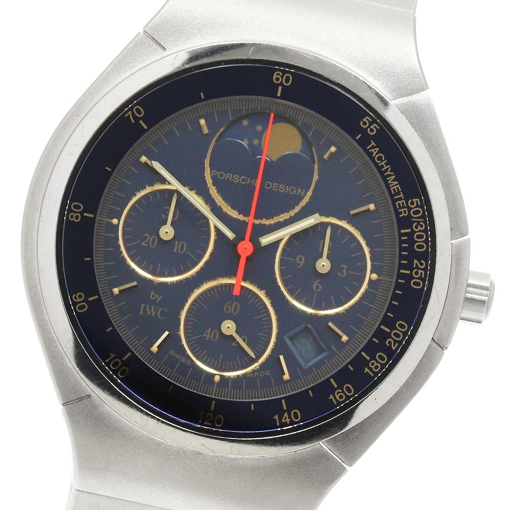Porsche Design by IWC IW374501 Titanium Quartz Chronograph Wristwatch (1 of 6)