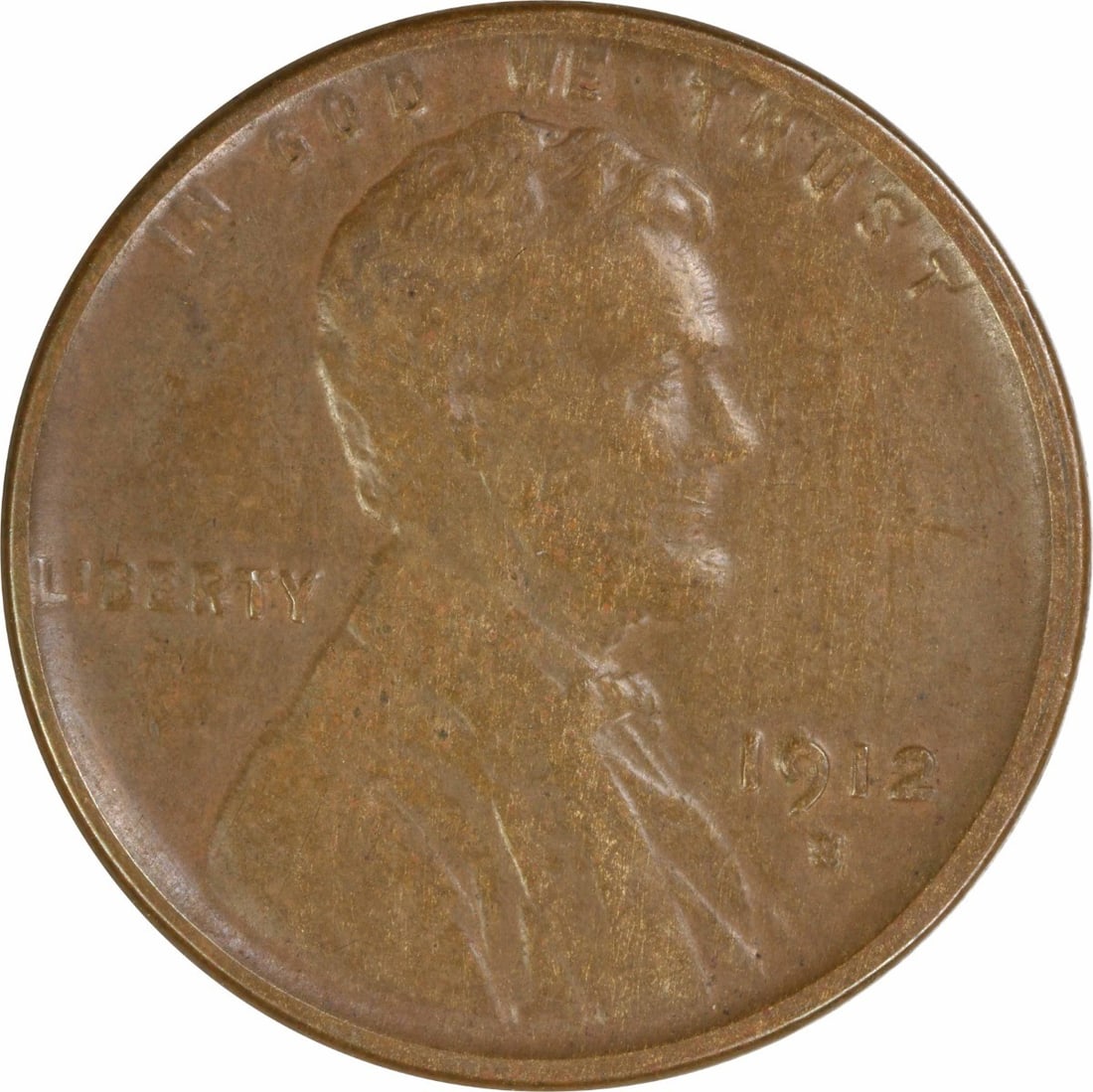 1912 S Lincoln Wheat Small Cent EF Copper Uncertified (1 of 2)