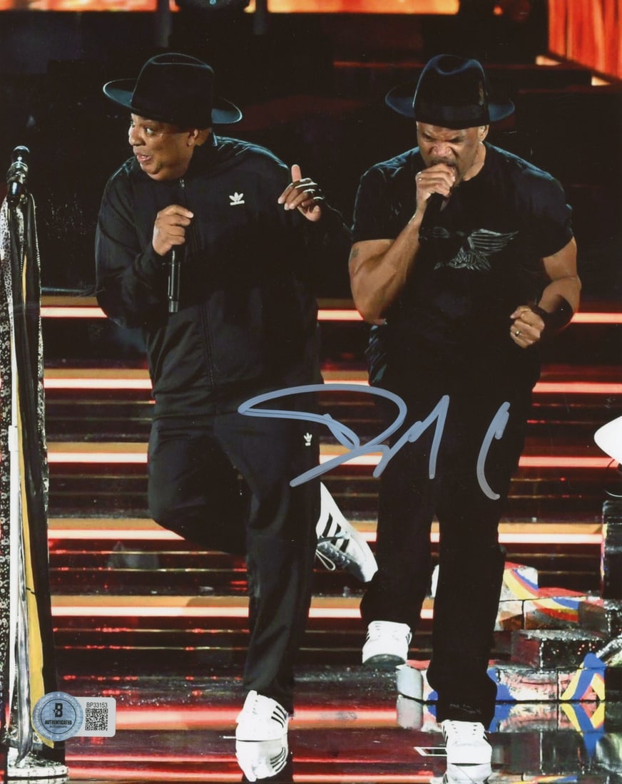 Darryl McDaniels Signed 8x10 Run DMC Photo Beckett Authenticated Autograph (1 of 1)