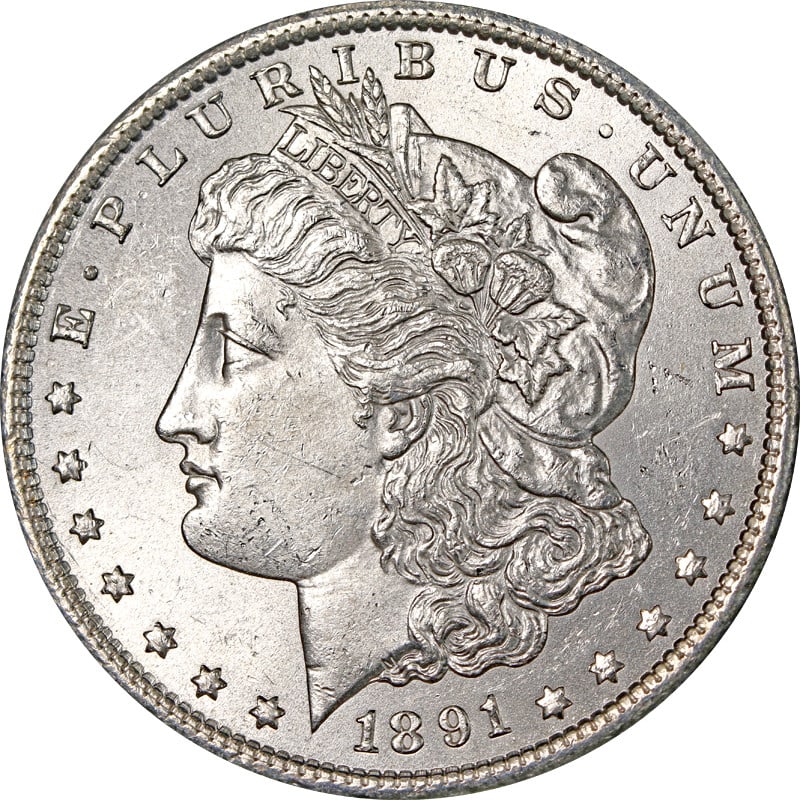 Uncirculated 1891 S Morgan Silver Dollar Coin: Uncirculated 1891 S Morgan Silver Dollar Coin 1891-S Morgan Silver Dollar from the United States. This pre-owned coin is uncirculated, uncertified, and struck in silver. Specifications Coin Type: Morg