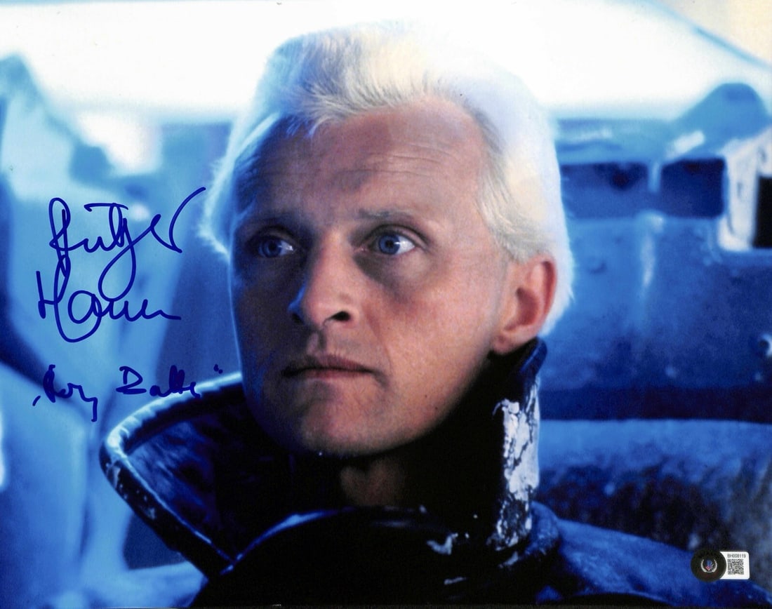 Beckett Certified 11x14 Blade Runner Roy Batty Photo Signed by Rutger Hauer (1 of 1)