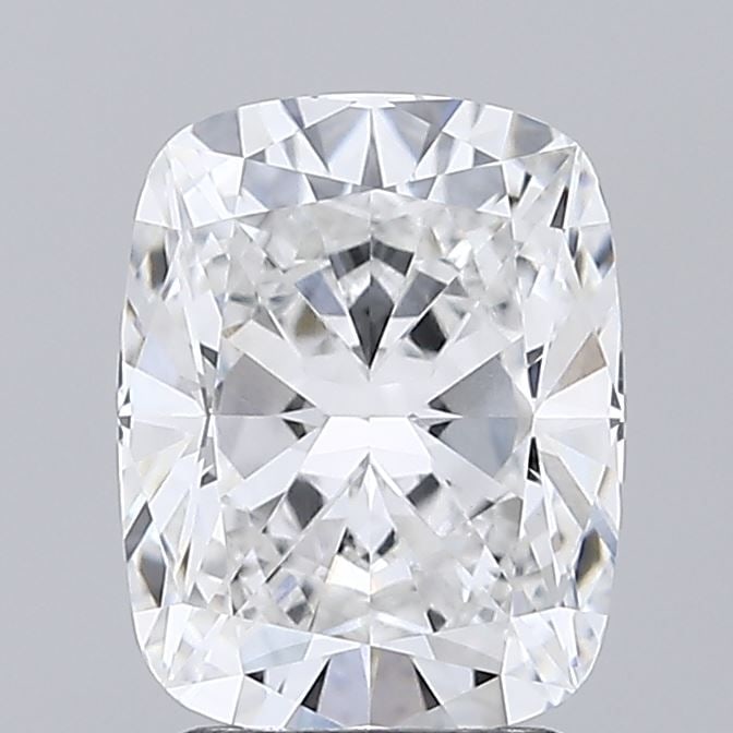 Loose Diamond - CUSHION BRILLIANT 2.54ct E VVS2: Loose Diamond - CUSHION BRILLIANT 2.54ct E VVS2 Source: This is a real non-mined Diamond that has been grown in a lab Shape: CUSHION BRILLIANT Carats: 2.54 Color: E Clarity: VVS2 Certification: GCAL V