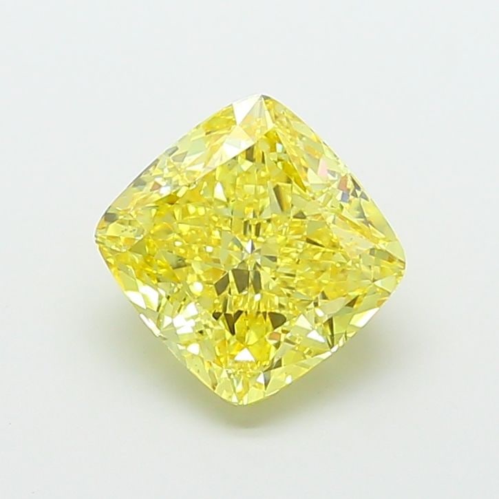 Loose Diamond - CUSHION MODIFIED 5.59ct Fancy Intense Yellow VS2 (1 of 1)