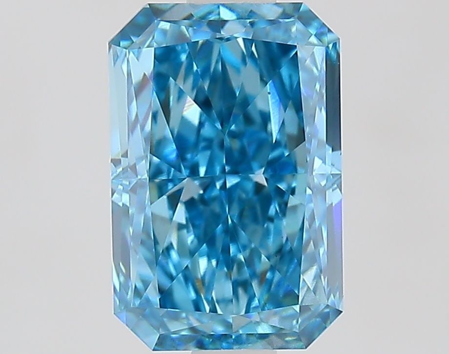 Loose Diamond - RADIANT 1.81ct Fancy Vivid Blue VS1: Loose Diamond - RADIANT 1.81ct Fancy Vivid Blue VS1 Source: This is a real non-mined Diamond that has been grown in a lab Shape: RADIANT Carats: 1.81 Color: Fancy Vivid Blue Certification: IGI Video: