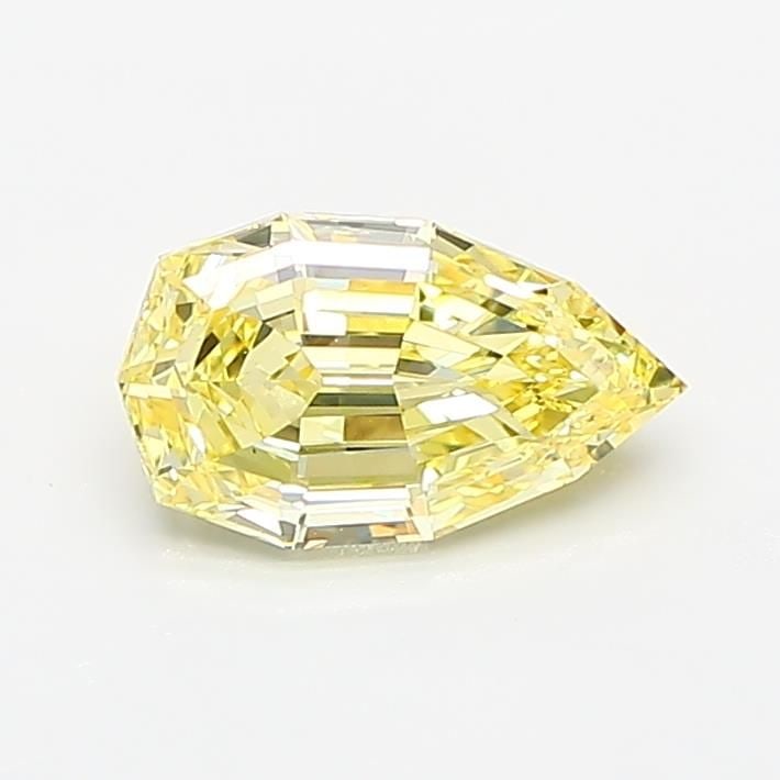 Loose Diamond - PEAR 1.02ct Fancy Yellow VS2: Loose Diamond - PEAR 1.02ct Fancy Yellow VS2 Source: This is a real non-mined Diamond that has been grown in a lab Shape: PEAR Carats: 1.02 Color: Fancy Yellow Certification: IGI Video: