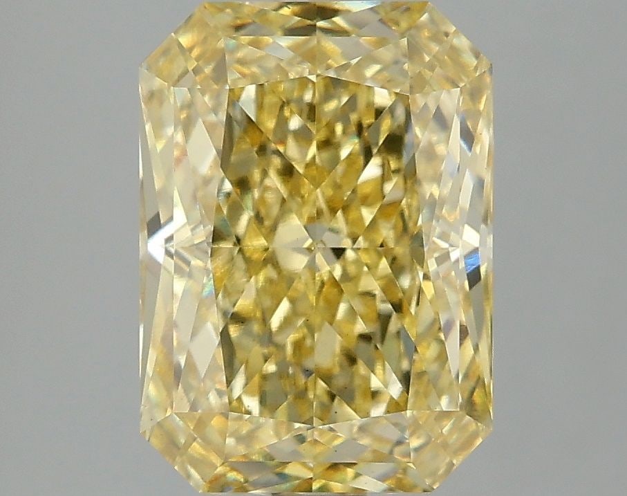 Loose Diamond - RADIANT 4.03ct Fancy Vivid Yellow VS2: Loose Diamond - RADIANT 4.03ct Fancy Vivid Yellow VS2 Source: This is a real non-mined Diamond that has been grown in a lab Shape: RADIANT Carats: 4.03 Color: Fancy Vivid Yellow Certification: IGI Vid