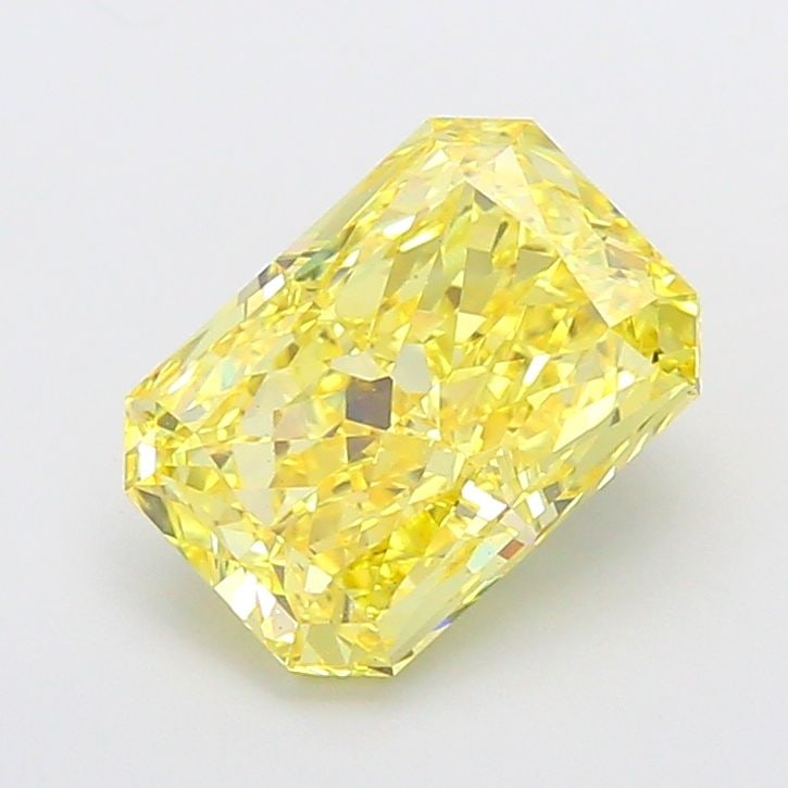Loose Diamond - RADIANT 4.52ct Fancy Intense Yellow VS1: Loose Diamond - RADIANT 4.52ct Fancy Intense Yellow VS1 Source: This is a real non-mined Diamond that has been grown in a lab Shape: RADIANT Carats: 4.52 Color: Fancy Intense Yellow Certification: IGI