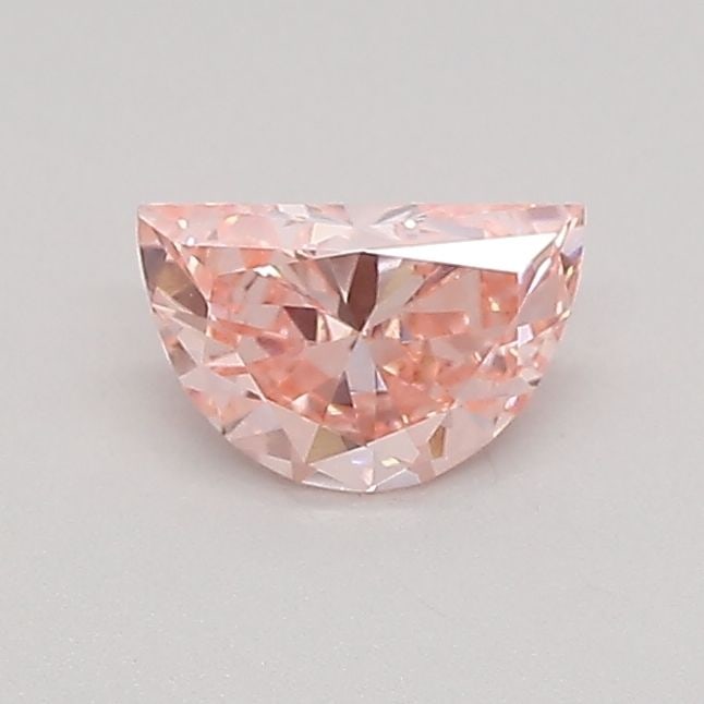 Loose Diamond - HALF MOON 0.36ct Fancy Vivid Pink VVS2: Loose Diamond - HALF MOON 0.36ct Fancy Vivid Pink VVS2 Source: This is a real non-mined Diamond that has been grown in a lab Shape: HALF MOON Carats: 0.36 Color: Fancy Vivid Pink Certification: IGI