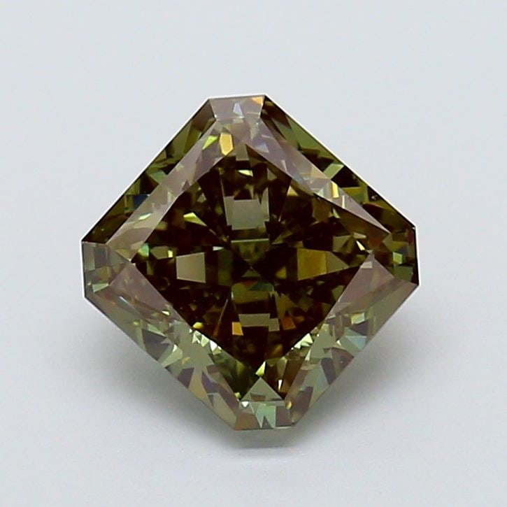 Loose Diamond - SQUARE RADIANT 2.02ct Fancy Deep Green VS1 (1 of 1)