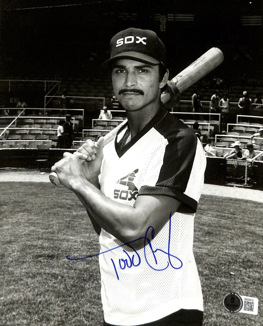 Beckett Authenticated Todd Cruz Chicago White Sox Signed 8x10 Photo: Beckett Authenticated Todd Cruz Chicago White Sox Signed 8x10 Photo This is a hand-signed 8x10 black and white photograph of Todd Cruz in his Chicago White Sox uniform, authenticated by Beckett Authen