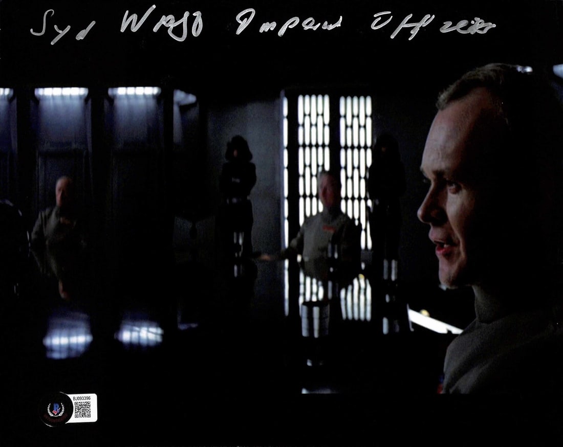 Syd Wragg Signed 8x10 Star Wars Imperial Officer Photo Beckett Certified (1 of 1)