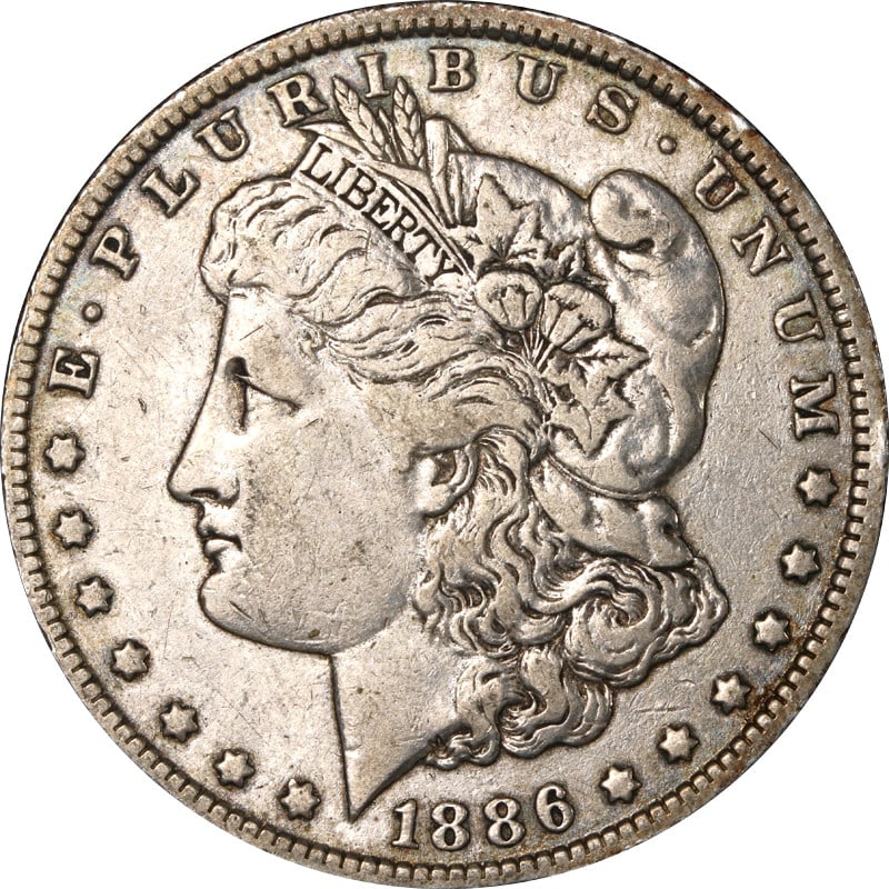 1886 O Morgan Silver Dollar VAM E Reverse Variety (1 of 2)