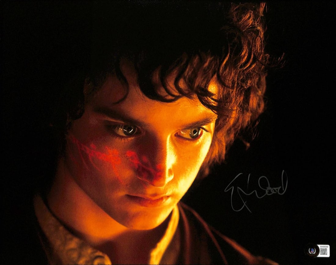 Beckett authenticated 11x14 photo signed by Elijah Wood as Frodo (1 of 1)