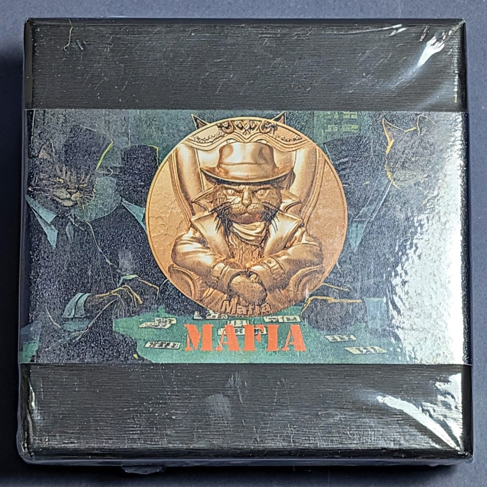 2025 Cameroon 2 Oz Silver Copper 2000 Francs Meow Mafia Gold Gilt Coin (1 of 2)