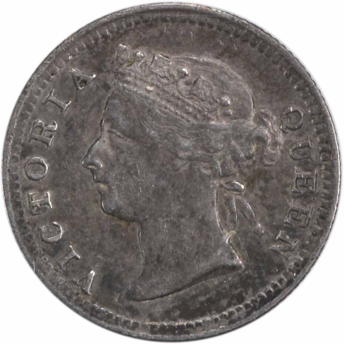 1899 Straits Settlements 5 Cents Silver KM10 AU Uncertified Coin (1 of 2)