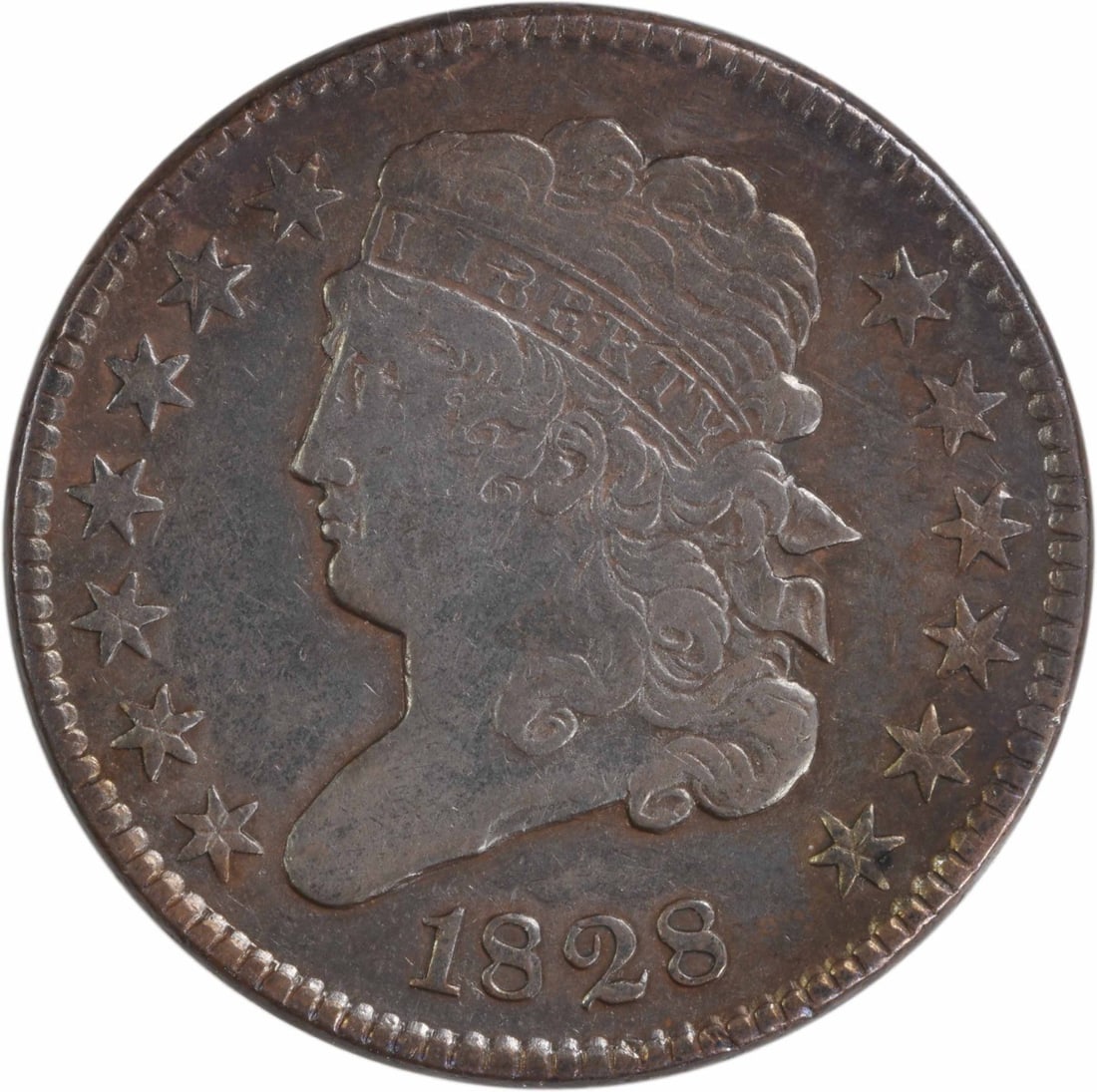 1828 Classic Head Half Cent 13 Stars EF Copper Uncertified (1 of 2)