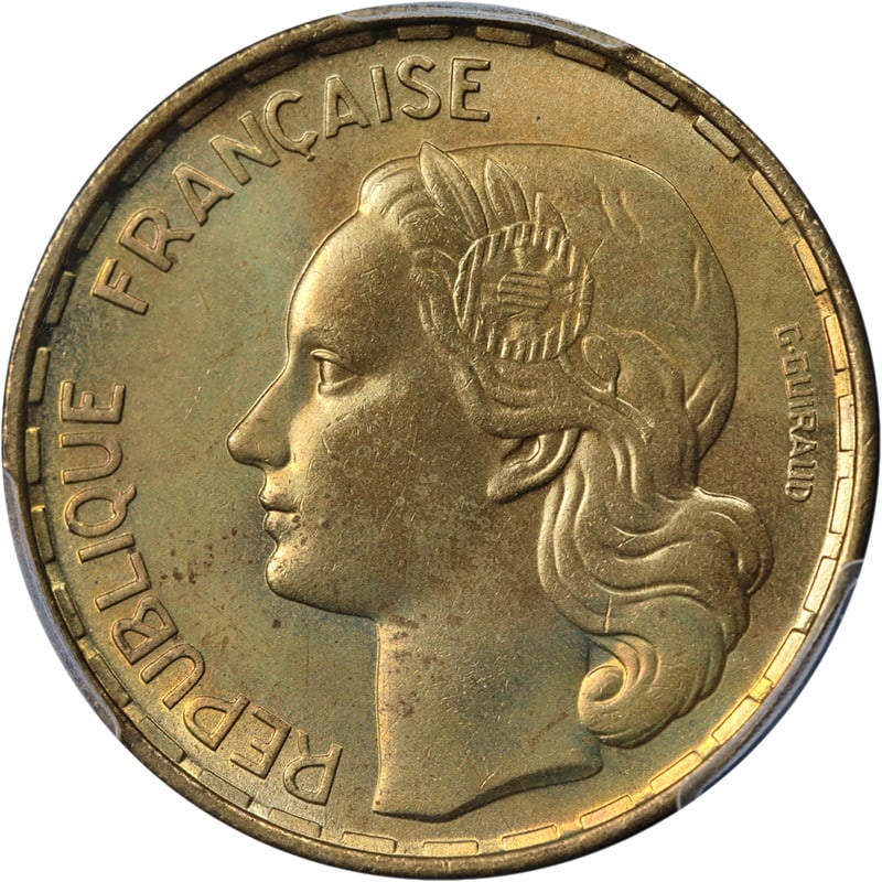 France 1958 50 Francs Coin PCGS MS64 Gad-880 F-425 (1 of 4)