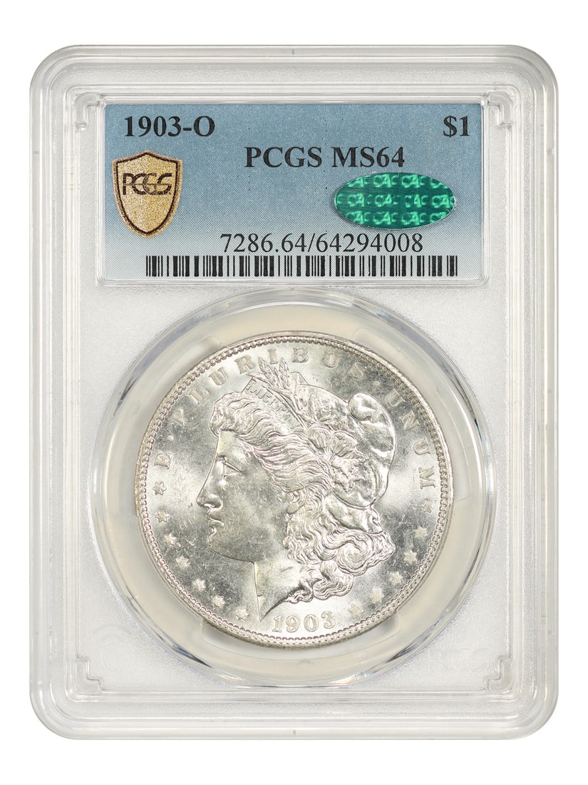 PCGS CAC MS64 1903 O Morgan Silver Dollar $1 (1 of 5)