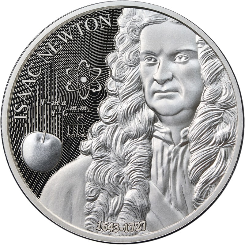 2026 Niue Isaac Newton Science Explained $2 1 oz .999 Silver Coin OGP COA (1 of 3)