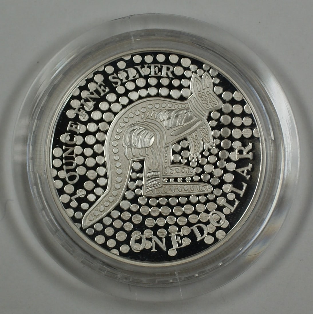 2001 Australia Kangaroo 1 oz .999 Silver Proof Coin with Box and COA (1 of 4)
