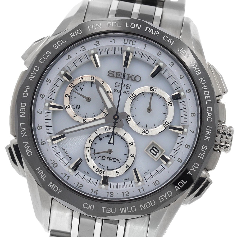 SEIKO Astron SBXB001 8X82-0AA0 Limited Edition Men's Solar Watch: SEIKO Astron SBXB001 8X82-0AA0 Limited Edition Men's Solar Watch Seiko Astron men's wristwatch, reference SBXB001/8X82-0AA0, from the 2014 Limited Edition series. This Japan-made watch features a whit