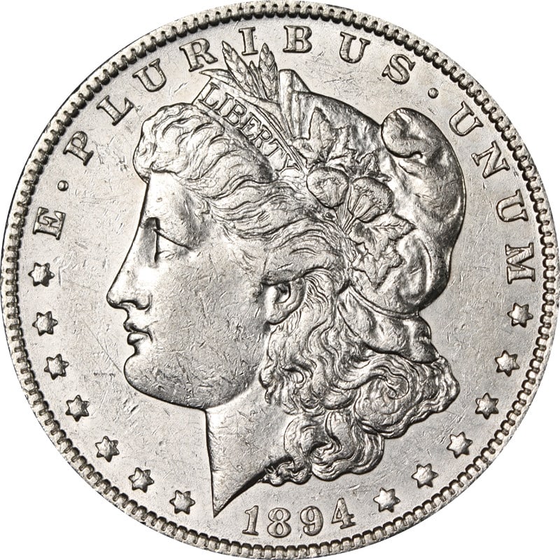 1894 O Mint Morgan Silver Dollar Coin: 1894 O Mint Morgan Silver Dollar Coin 1894-O Morgan Silver Dollar from the United States. This pre-owned coin is composed of silver and is offered in circulated, uncertified condition. Specifications 