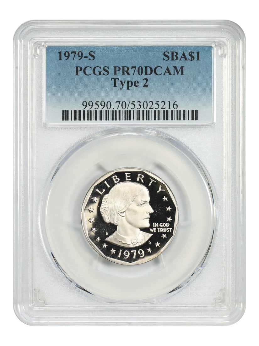 PCGS PR70DCAM 1979-S Susan B. Anthony SBA$1 Type 2 (1 of 4)